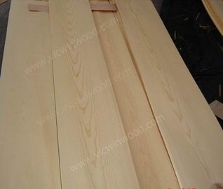 China Clear Pine Wood Veneer Sheet Crown/Quarter Cut supplier
