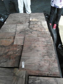 China Natural Walnut Burl Wood Veneer For Projects supplier