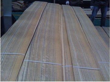China Natural African Teak Wood Veneer For Projects supplier