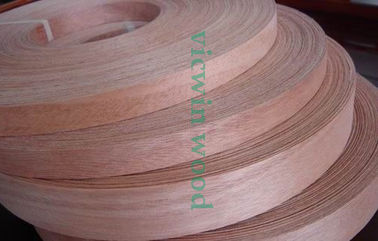 China Natural Okoume Wood Veneer Edge Banding Tape/Rolls supplier
