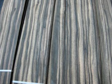 China Sliced Natural Macassar Ebony Wood Veneer Sheet supplier