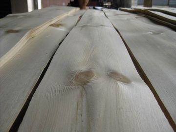 Sliced Natural Knotty Pine Wood Veneer Sheet supplier