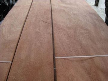 Natural African Sapele Pommele Wood Veneer Sheet supplier