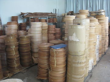 Natural Golden Teak Wood Veneer Edge Banding Tape/Rolls supplier
