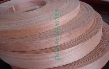 Natural Okoume Wood Veneer Edge Banding Tape/Rolls supplier