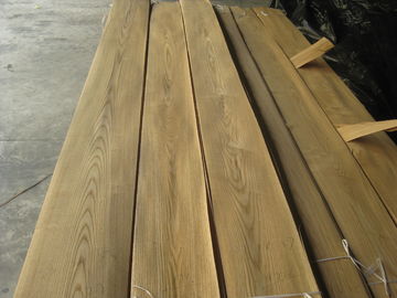 Sliced Natural Brown Ash Wood Veneer Sheet, crown cut supplier