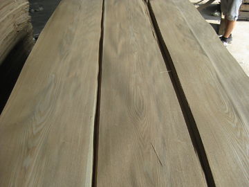 Sliced Natural Brown Ash Wood Veneer Sheet, crown cut supplier