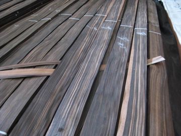 Sliced Natural Macassar Ebony Wood Veneer Sheet supplier