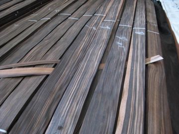 Sliced Natural Macassar Ebony Wood Veneer Sheet supplier