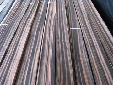 Sliced Natural Macassar Ebony Wood Veneer Sheet supplier