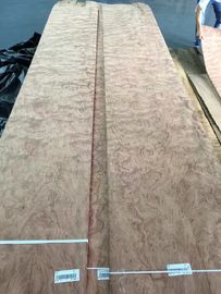 Sliced Natural Bubinga Pommele Wood Veneer Sheet supplier