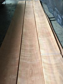 Natural Figured American Cherry Wood Veneer Sheet supplier