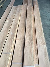 Natural Figured American Cherry Wood Veneer Sheet supplier