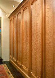 Natural Figured American Cherry Wood Veneer Sheet supplier