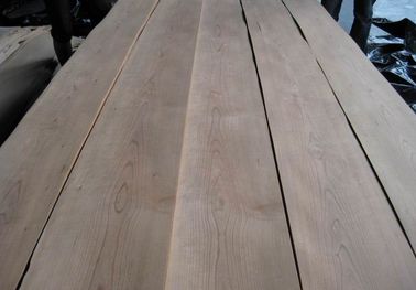 Sliced Natural American Cherry Wood Veneer Sheet supplier